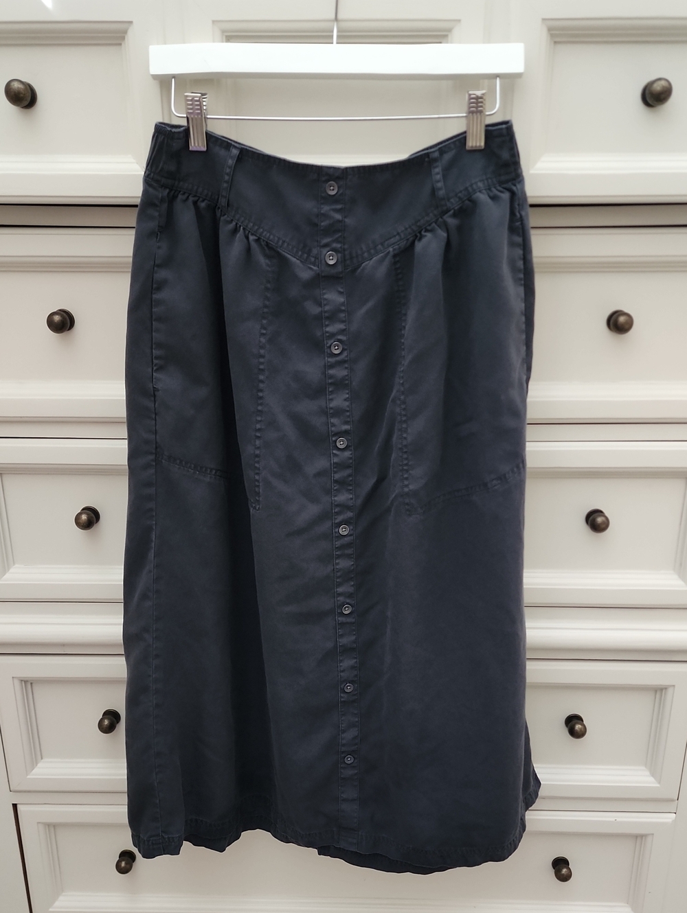 UpWest Faded Black/charcoal Midi Skirt M